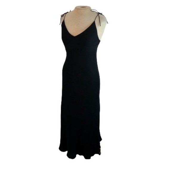 J.CREW Dresses & Skirts - J Crew Midi Slip Dress Classic Black Size 4